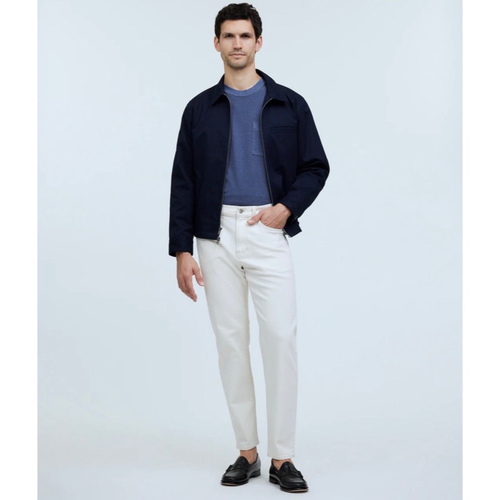 Madewell Athletic Slim Jeans Tile White